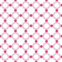 roze cirkel patroon. cirkel vector naadloos patroon. decoratief element, omhulsel papier, muur tegels, verdieping tegels, badkamer tegels.
