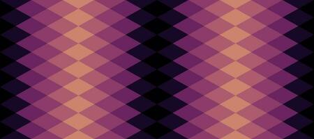 donker roze argyle pleinen patroon ontwerp achtergrond vector