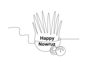 rijst- is een symbool de Nowruz viering vector