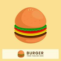 watertanden hamburger vector