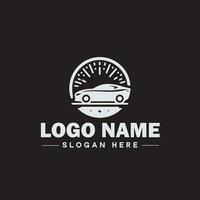 automotive logo auto winkel logo auto handel logo auto reparatie logo icoon schoon vlak modern minimalistische bedrijf voertuig logo bewerkbare vector