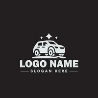 automotive logo auto winkel logo auto handel logo auto reparatie logo icoon schoon vlak modern minimalistische bedrijf voertuig logo bewerkbare vector