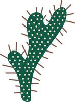 cactus tekening schattig vlak ontwerp sappig verzameling. vector