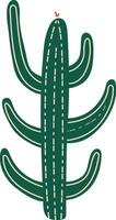 cactus tekening schattig vlak ontwerp sappig verzameling. vector