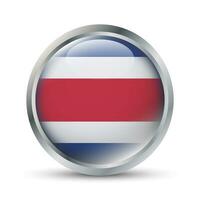 costa rica vlag 3d insigne illustratie vector