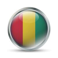 Guinea vlag 3d insigne illustratie vector