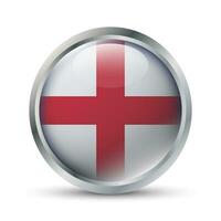 Engeland vlag 3d insigne illustratie vector