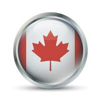 Canada vlag 3d insigne illustratie vector