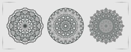 vrij vector luxe mandala sjabloon achtergrond en sier- ontwerp voor uitnodiging, bloemen mandala. goud mandala