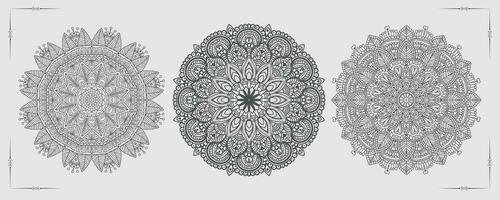 vrij vector luxe mandala sjabloon achtergrond en sier- ontwerp voor uitnodiging, bloemen mandala. goud mandala