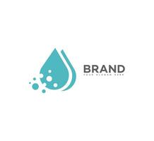 water tech logo vector sjabloon