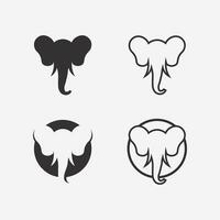 olifant logo vector illustrator ontwerpsjabloon