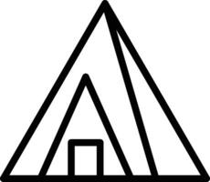 nubisch piramides vector icoon