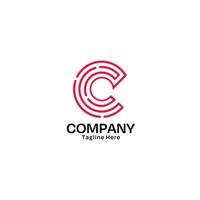 letter c logo-ontwerpen vector