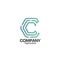 letter c logo-ontwerpen vector