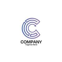 letter c logo-ontwerpen vector