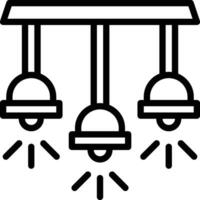 plafond lamp vector icoon