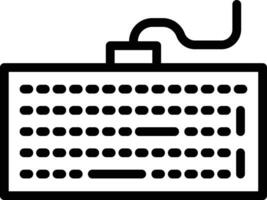 toetsenbord vector pictogram