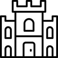 kasteel vector pictogram