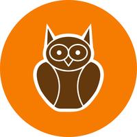 Afgestudeerde Owl Vector Icon