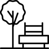 park vector pictogram