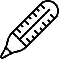 thermometer vector pictogram