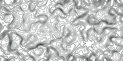 patroon met lijnen. topografisch kaart naadloos patroon. abstract topografie vector achtergrond. naadloos patroon