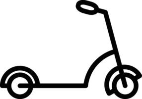kick scooter vector icon