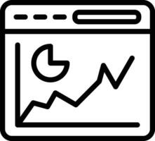 analyse diagram vector icoon