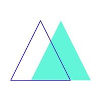 Memphis driehoek illustratie vector