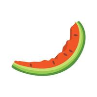 vector watermeloen vers fruit icoon geïsoleerd ontwerp