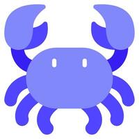 krab icoon illustratie voor web, app, infografisch, enz vector