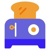 geroosterd brood icoon illustratie voor web, app, infografisch, enz vector