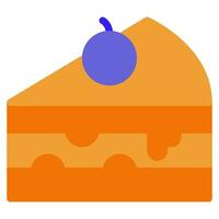taart icoon illustratie voor web, app, infografisch, enz vector