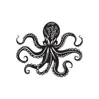 Octopus beeld vector, kunst, ontwerp, logo vector