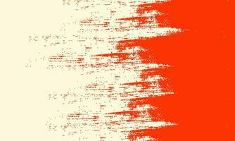 abstract grunge-stijl achtergrond. een beige vector achtergrond met een rood abstract grunge textuur. abstract droog borstel beroertes van Rechtsaf naar links