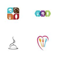 restaurant logo vector illustratie ontwerpsjabloon