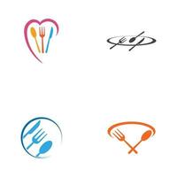 restaurant logo vector illustratie ontwerpsjabloon