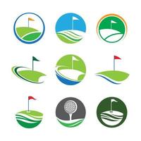 golf logo vector pictogram