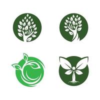 ecologie logo afbeeldingen illustratie vector