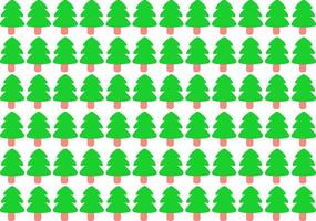 gemakkelijk Kerstmis boom vector patronen achtergrond lief winter vakantie afdrukken vector illustratie