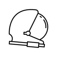 ruimte helm icoon in vector. illustratie vector