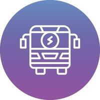 elektrische bus vector icon