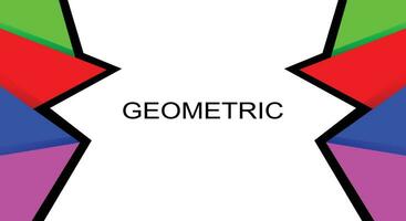 vector meetkundig Golf achtergrond kleurrijk