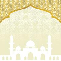 bewerkbare Ramadan uitverkoop poster. met mandala decoraties en moskee silhouetten. ontwerp voor brochures, sociaal media, banners en web. vector illustratie