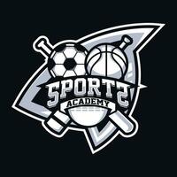 sport- academie logo sjabloon ontwerp vector