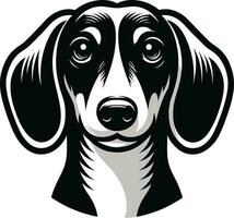 gouden retriever hond gezicht geïsoleerd illustratie pro vector