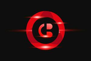 cb rood logo ontwerp. vector logo ontwerp voor bedrijf.