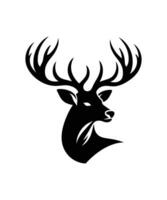 wild buck silhouet vector illustratie.