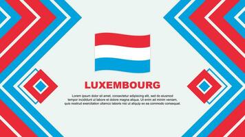 Luxemburg vlag abstract achtergrond ontwerp sjabloon. Luxemburg onafhankelijkheid dag banier behang vector illustratie. Luxemburg ontwerp